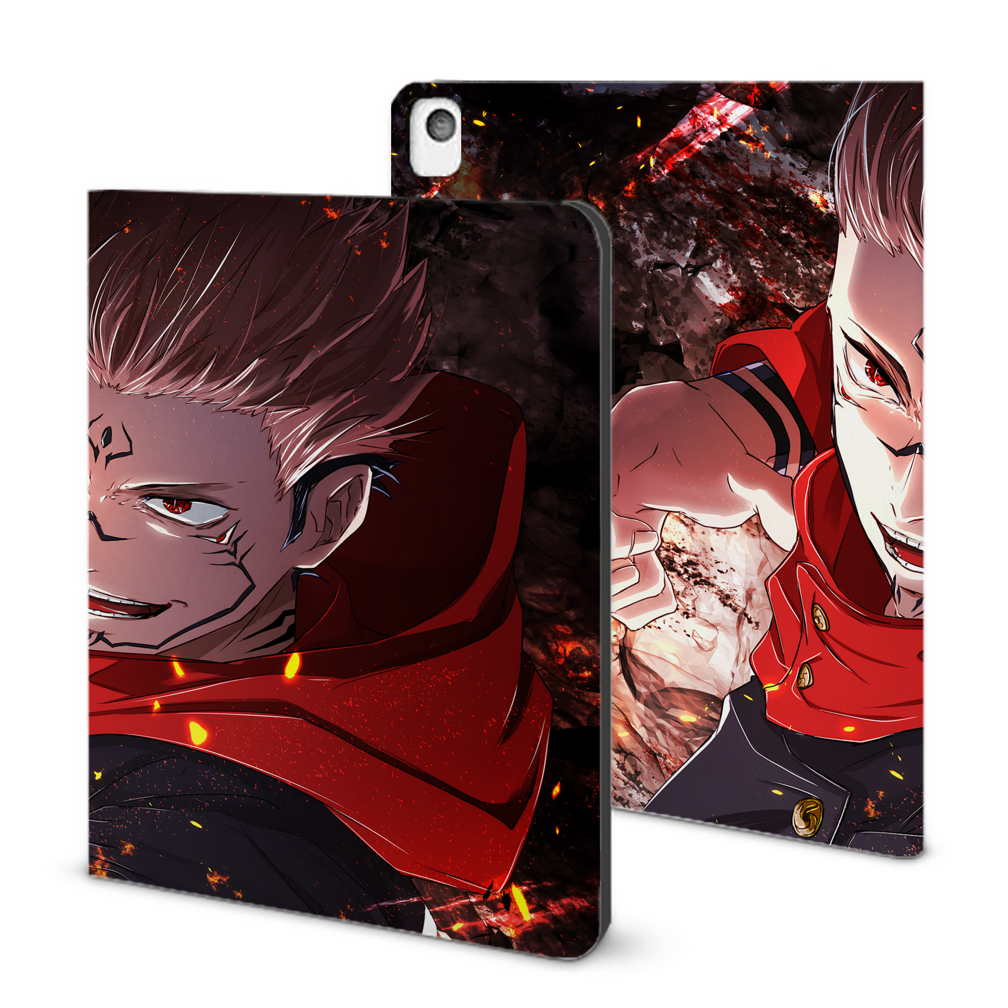 （画像用） 呪術廻戦 Jujutsu Kaisen IPadケース ペンホルダー付き ブックスタイルデザイン